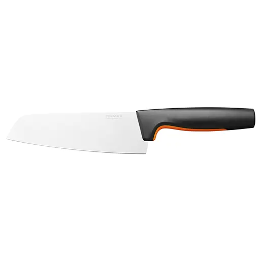 Нож кухонный поварской Fiskars Santoku Functional Form 16 см, нержавеющая сталь, пластик, черный kuh0014591 - фото 2