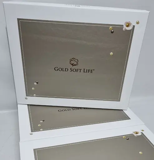 Комплект постельного белья Gold Soft Life Семейный 000271192 - фото 4