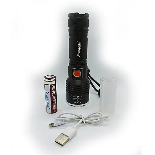 Ручний ліхтар BL-P07-P50 zoom + microUSB 18650 (3xAAA) 5 режимів - фото 4