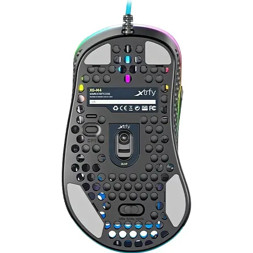 Мышь Xtrfy M4 USB Miami Blue (XG-M4-RGB-BLUE) [150999] - фото 7