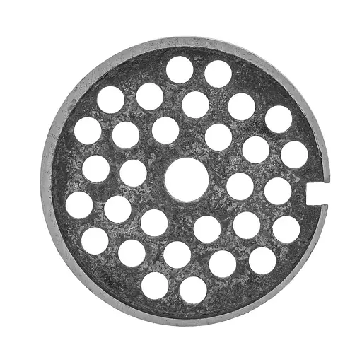 Комплект решетка в ручную мясорубку средняя (d наружн.=53 мм, d вн.=8 мм, отв=5 мм) и нож ПААЗ, Господар 85748 - фото 6