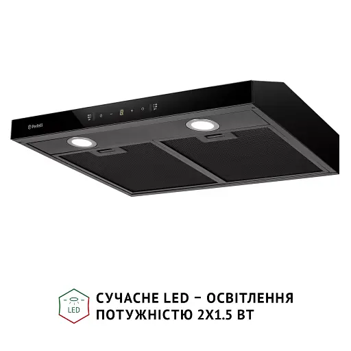 Вытяжка плоская PERFELLI RINCI 6CWB NERO - фото 4