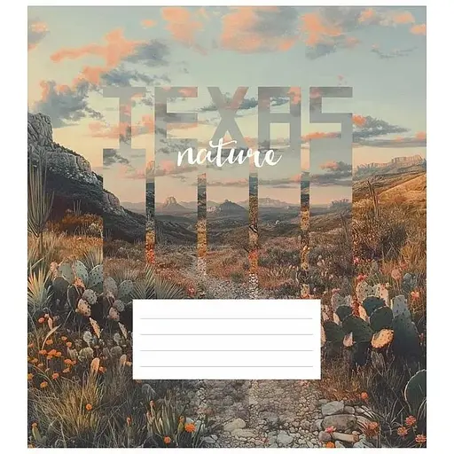 Зошит учнівський "World's nature" Школярик 036-3516K 36 аркушів Різнокольоровий - фото 1