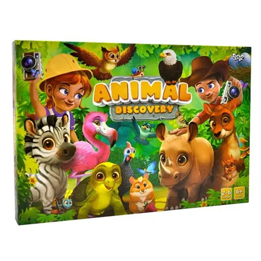 Настільна гра Danko Toys Animal Discovery (укр.) (G-AD-01-01U) - фото 1