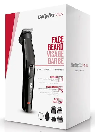 Набор для стрижки волос BaByliss MT725E 6 в 1, 6 насадок, черный - фото 9