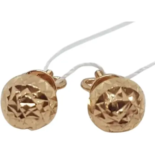 Золоті сережки-пуссети Favoritum. 210147_7