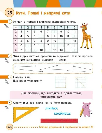Математика. Навчальний посібник для 2 класу ЗЗСО (у 3-х частинах). Частина 1 - фото 6