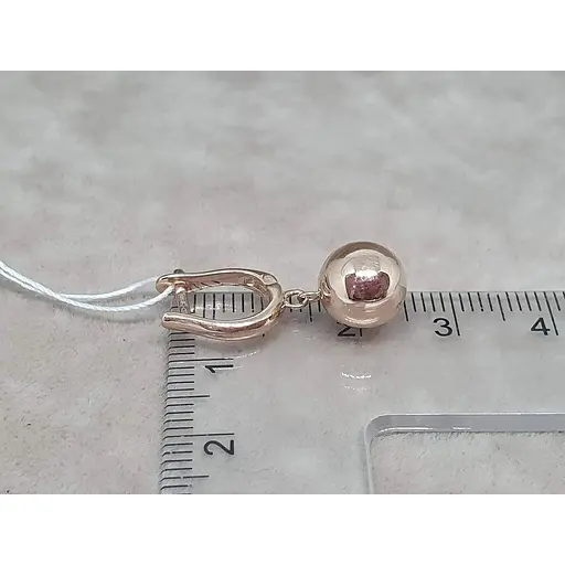 Золоті сережки-підвіски Favoritum Кул. 210137_9 - фото 5