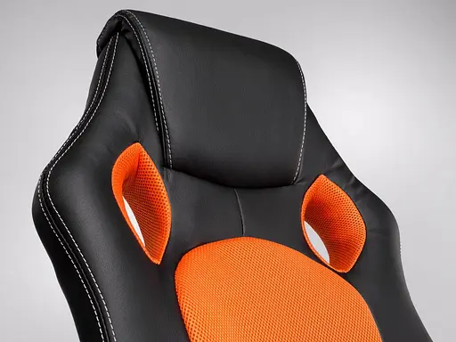 Оранжевое вращающееся игровое кресло Sofotel Master для геймеров - фото 5