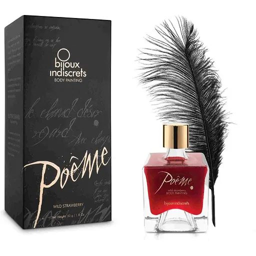 Краска для тела Bijoux Indiscrets Poeme клубника 50 г