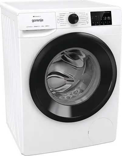 Стиральная машина Gorenje фронтальная 8 кг 1400 A+++ 55 см дисплей инвертор пара Wi-Fi белый - фото 3