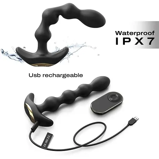 Анальний вібратор-буси Dorcel Flexi Balls гнучкий стовбур пульт ДУ - фото 4