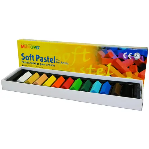 Пастель суха Mungyo MPS-12 1/2 м'яка квадратна 12 кольорів - фото 2