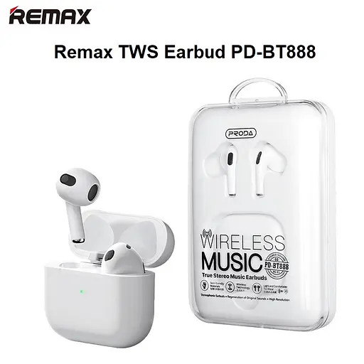 Беспроводные наушники Remax PD-BT888 белые - фото 3