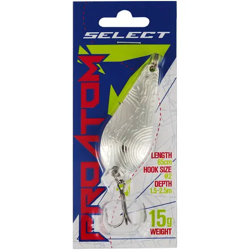 Блешня Select ProAtom 15 g 65 mm #01 - фото 2