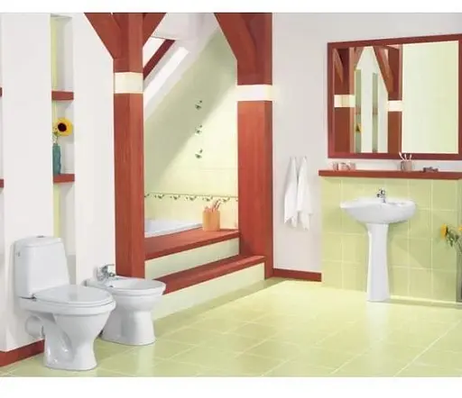 Умивальник меблевий Cersanit Eko 55 см з отвором Білий K07-028 30412 - фото 5