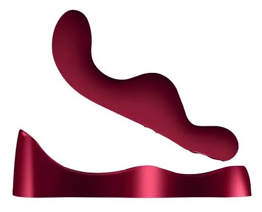 Вібратор Rocks Off Ruby Glow Blush 18.5 см червоний - фото 4