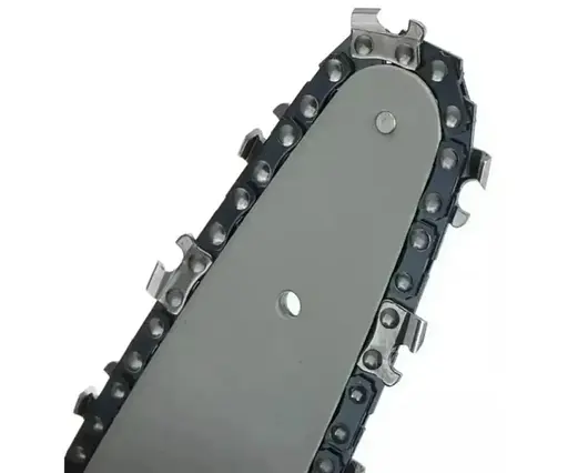 Акумуляторна ланцюгова пила Electric Chainsaw 6 для обрізки дерев з двома акумуляторами в кейсі Чорна - фото 4