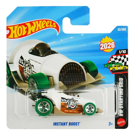 Базовая машинка Hot Wheels HW Starting Grid Instant Boost белая (5785) JJH31-N521 