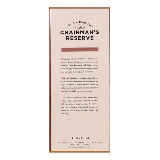 Ром Chairman's Reserve Master's Selection 12 років 63.1% 0,7л  - фото 2