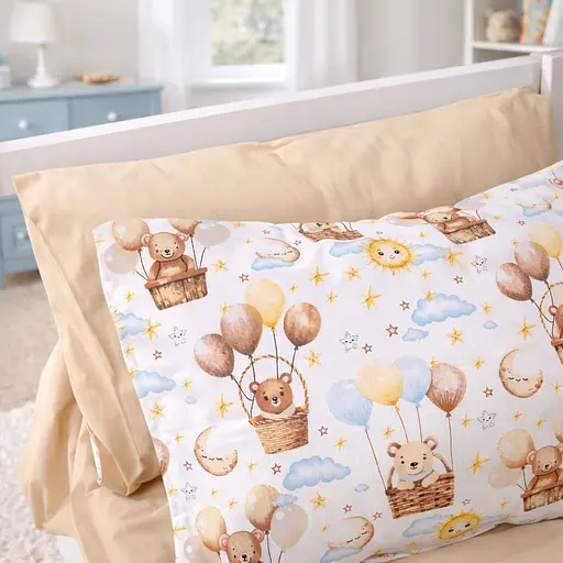 Наволочка MirSon Kids Time бязь Sky Friends 60x60 см (2200012564530) - фото 1