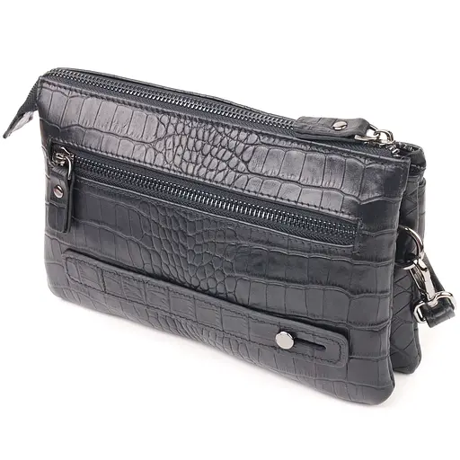 Клатч кожаный мужской Canpellini 22,5х14х4 см sum0022435 - фото 2