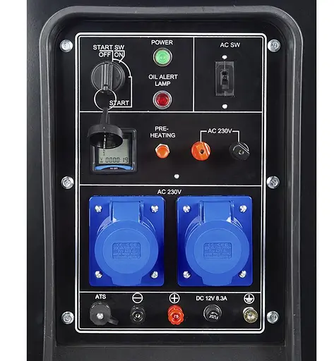 Генератор дизельний EnerSol 12/13 кВт електростартер SKD-13EBA - фото 5