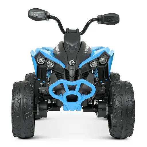 Електромобіль дитячий Bambi Квадроцикл M 5001EBLR-4 з пультом керування звуком і світлом Блакитний - фото 2