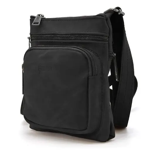 Сумка мужская через плечо кожаная TARWA 19х17х5 см sum0028336 - фото 1