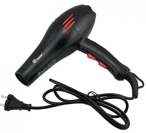 Фен для сушіння укладання волосся Domotec MS-0355 2600 Вт чорний - фото 4