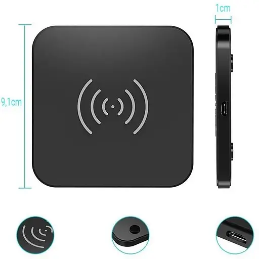 Беспроводное зарядное устройство Choetech T511-S 10W Black - фото 3