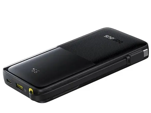 Зовнішній акумулятор із вбудованим кабелем Baseus Bipow 2 Digital Display Built-in USB-C Cable 10000mah - фото 2