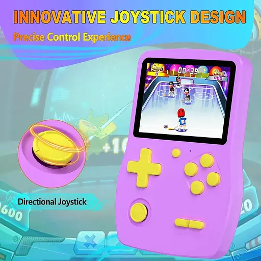 Портативний відеоігровий плеєр з 3.0-дюймовим IPS-дисплеєм, попередньо завантаженими 139 відеоіграми - фото 3