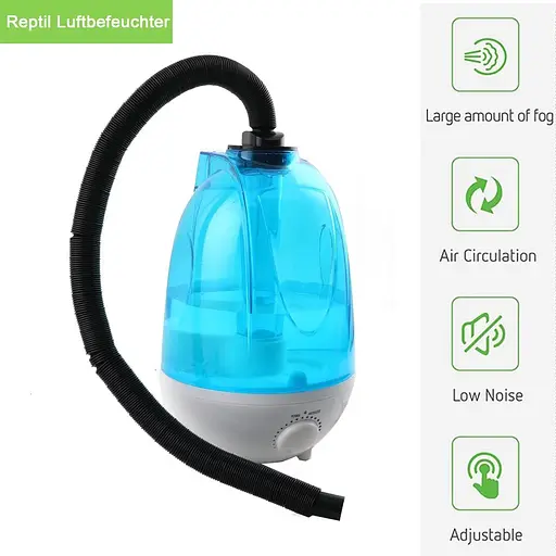 ECUTEE Рептилій Зволожувач Тераріум, 4 Л Рептилій Зволожувач Туман Машина 300 мл/год Великий Об'єм Туман Терраріум Розпилювач - фото 3