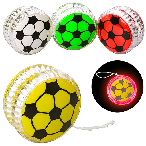 Йо-йо, 5.5 см, світло, на батарейках, 5.5x5.5x3 см (В асортименті) - фото 2