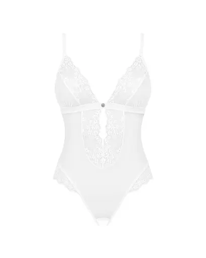 Obsessive Heavenlly crotchless teddy XS/S - фото 3