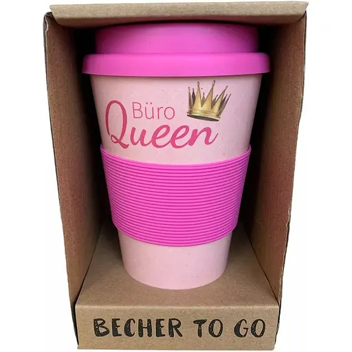 Еко-кухоль термокухоль Becher to go для кави та чаю з волокон бамбука 350 мл - фото 1