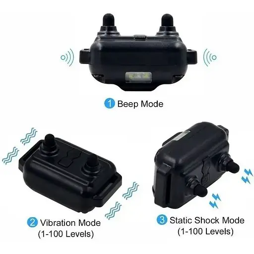 Електронний нашийник Pet DTC-800 з 3-ма нашийниками для 3-х собак - фото 4