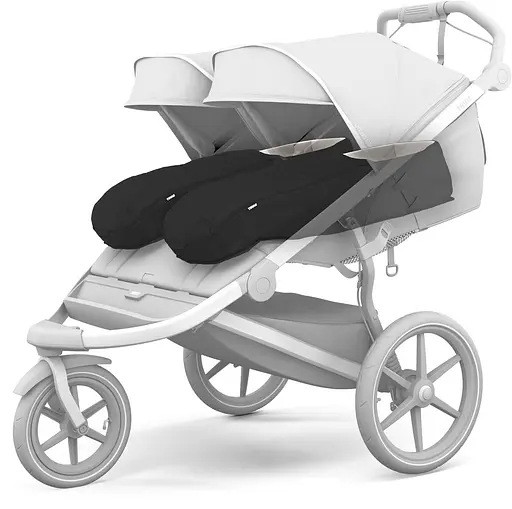 Теплий конверт-накидка Thule Newborn Nest Black (TH 11200310) - фото 5