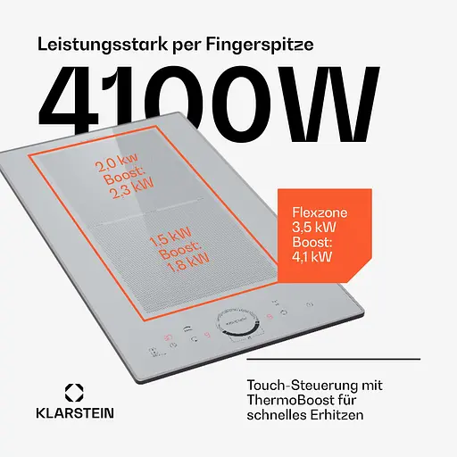 Індукційна варильна поверхня Klarstein Delicatessa Slim (10035197) - фото 7