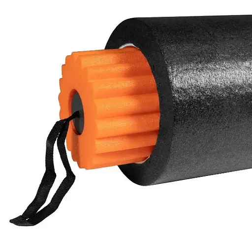 Масажний ролик (роллер) набір 3в1 PowerPlay 4022 Therapy Roller Чорно-помаранчевий (PP_4022) - фото 6