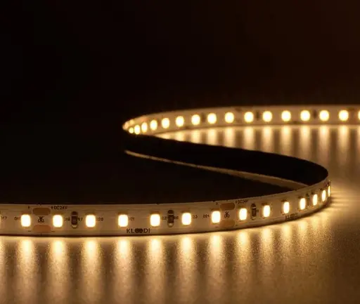 LED Стрічка 8,6W 120LED 3000K 745LM RA90 IP20 24V KLOODI KD2835-120-8.6W-3К-24V - фото 2