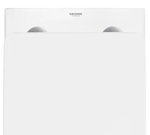 Унитаз подвесной безободковый Kroner Eifel WHI483429 TORNADO с сиденьем (KE483429WHIT) (CV032966) - фото 9