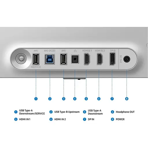 Монитор 27" Samsung G6 G60SF LS27FG602SIXUA QD-OLED QHD OLED 500Hz (LS27FG602SIXUA) - фото 8