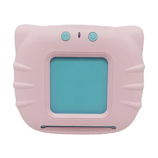 Кишенькова абетка Монтессорі "Котик" 1980M 255 карток у коробці Рожевий