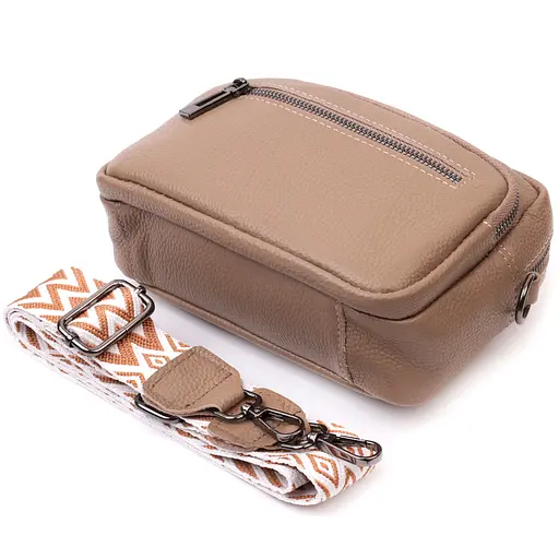 Кожаная женская сумка Vintage 21х14х8 см sum0026586 - фото 8