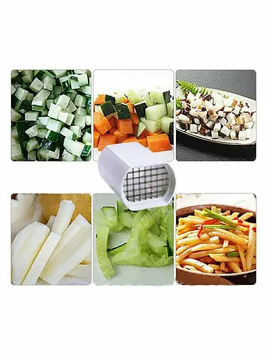 Картофелерезка овощерезка измельчитель стакан для нарезания картофеля фри, Kitchen Master 86809 - фото 9