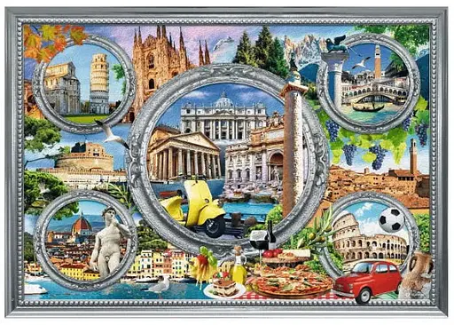 Пазл Trefl Італійські канікули колаж 1000 ел. (10585) - фото 2
