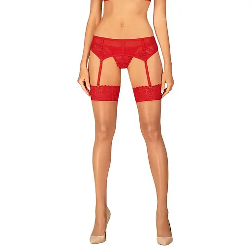 Чулки Obsessive Ingridia stockings XL/2XL