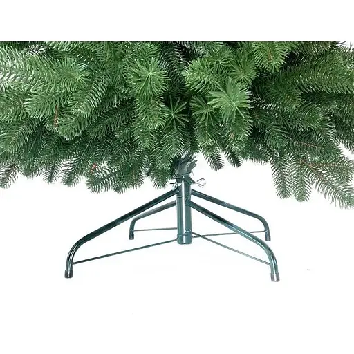 Ялинка штучна Hvoya Lux лита 220 см з металевою підставкою зелена - фото 4